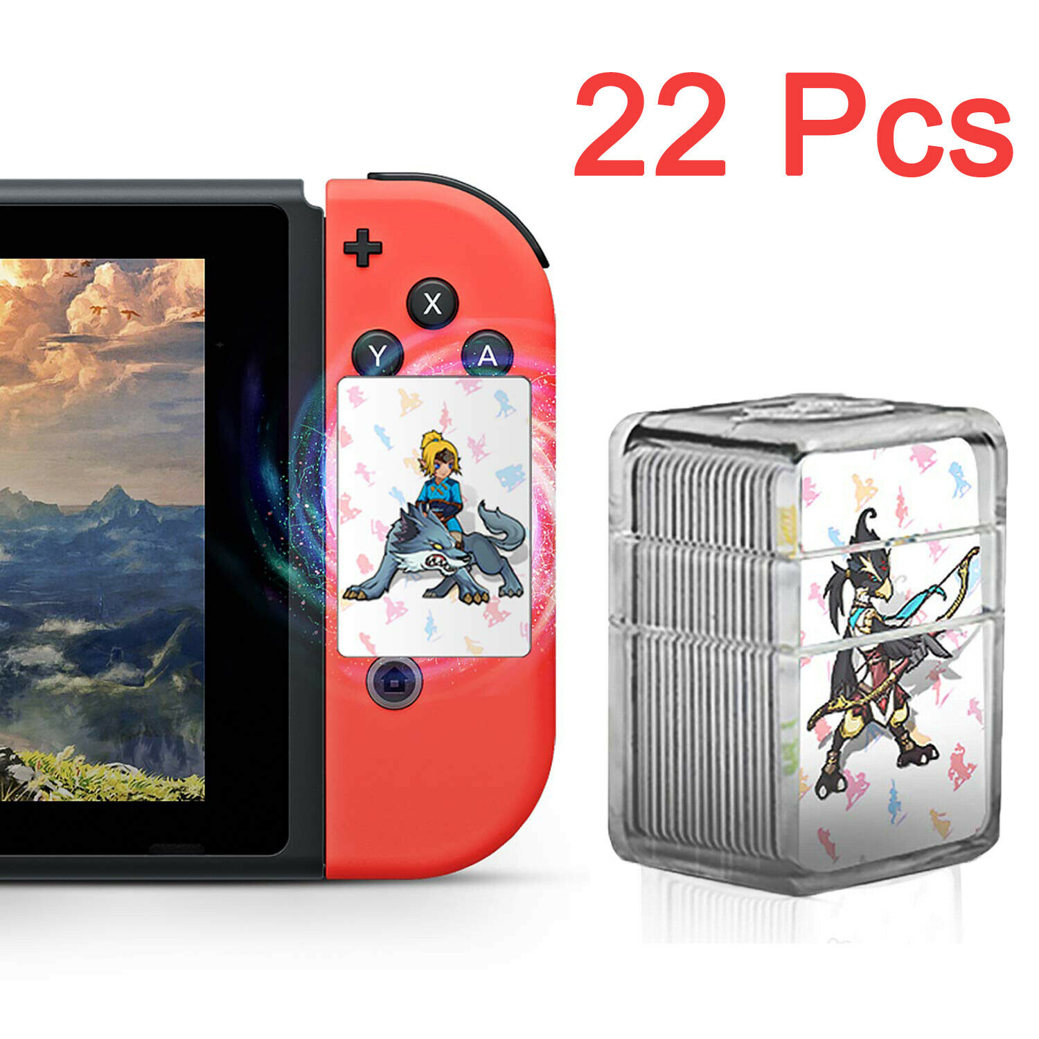 Complete 22 Pieces Zelda Breath Of The Wild Amiibo Nfc Cards - Botw Switch Wiiu