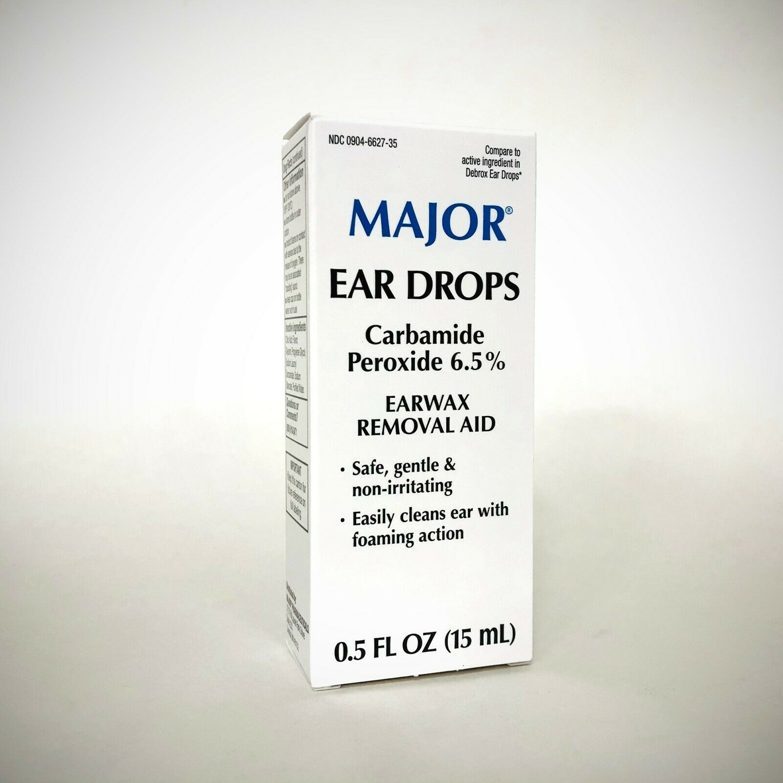 Ear Wax Remover Drops (generic Debrox) - By Major Pharmaceuticals - 15ml