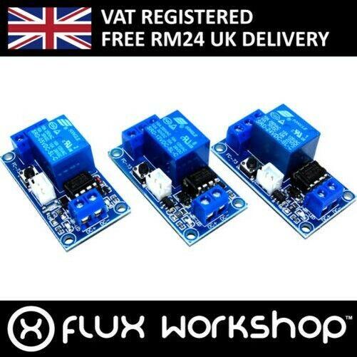 1 Channel Latching Relay Module 5 12 24v 10a 250vac 30vdc Flux Workshop
