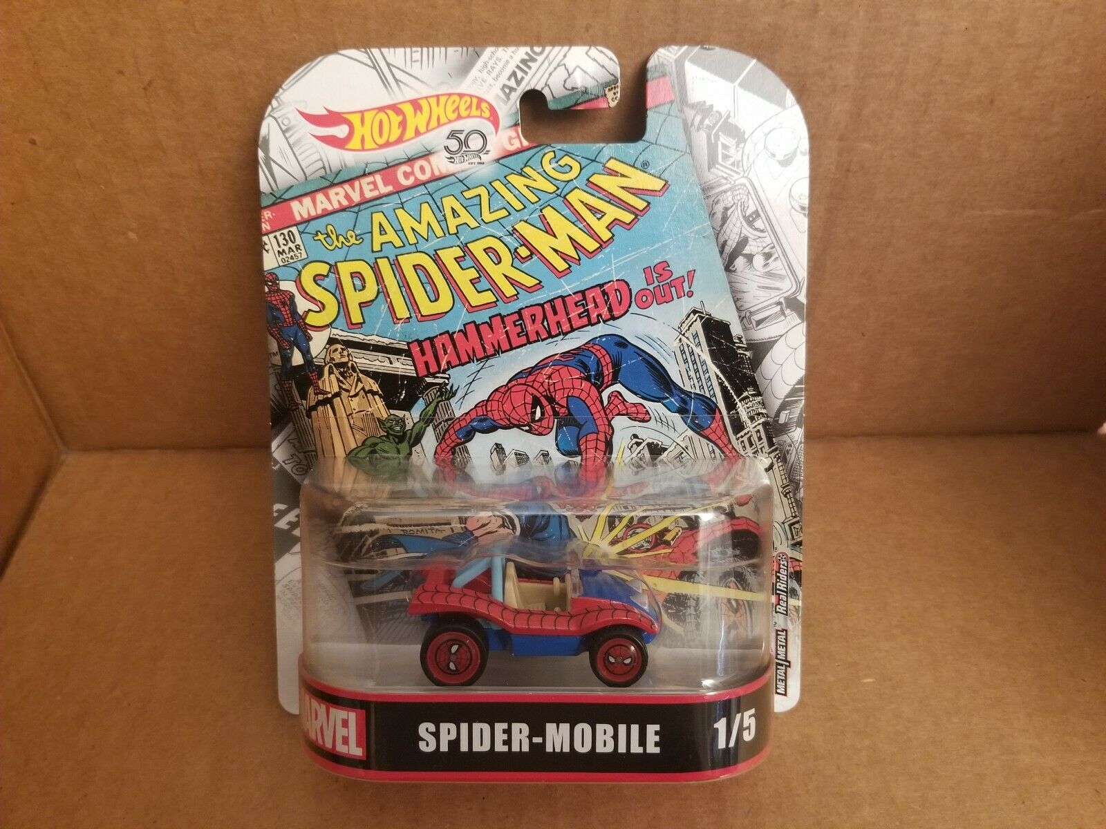 Hot Wheels 50th - Amazing Spider Man - Spider Mobile