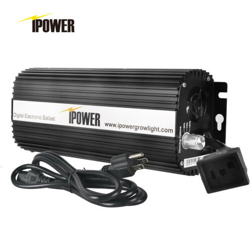 Ipower 400w 600w 1000w Digital Dimmable Electronic Ballast For Hps Mh Grow Light
