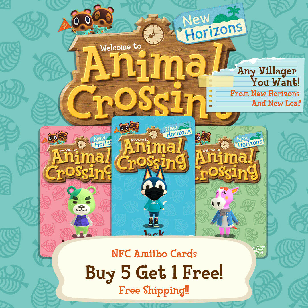 Animal Crossing Nfc Cards - Any Villager Available - Including Sanrios