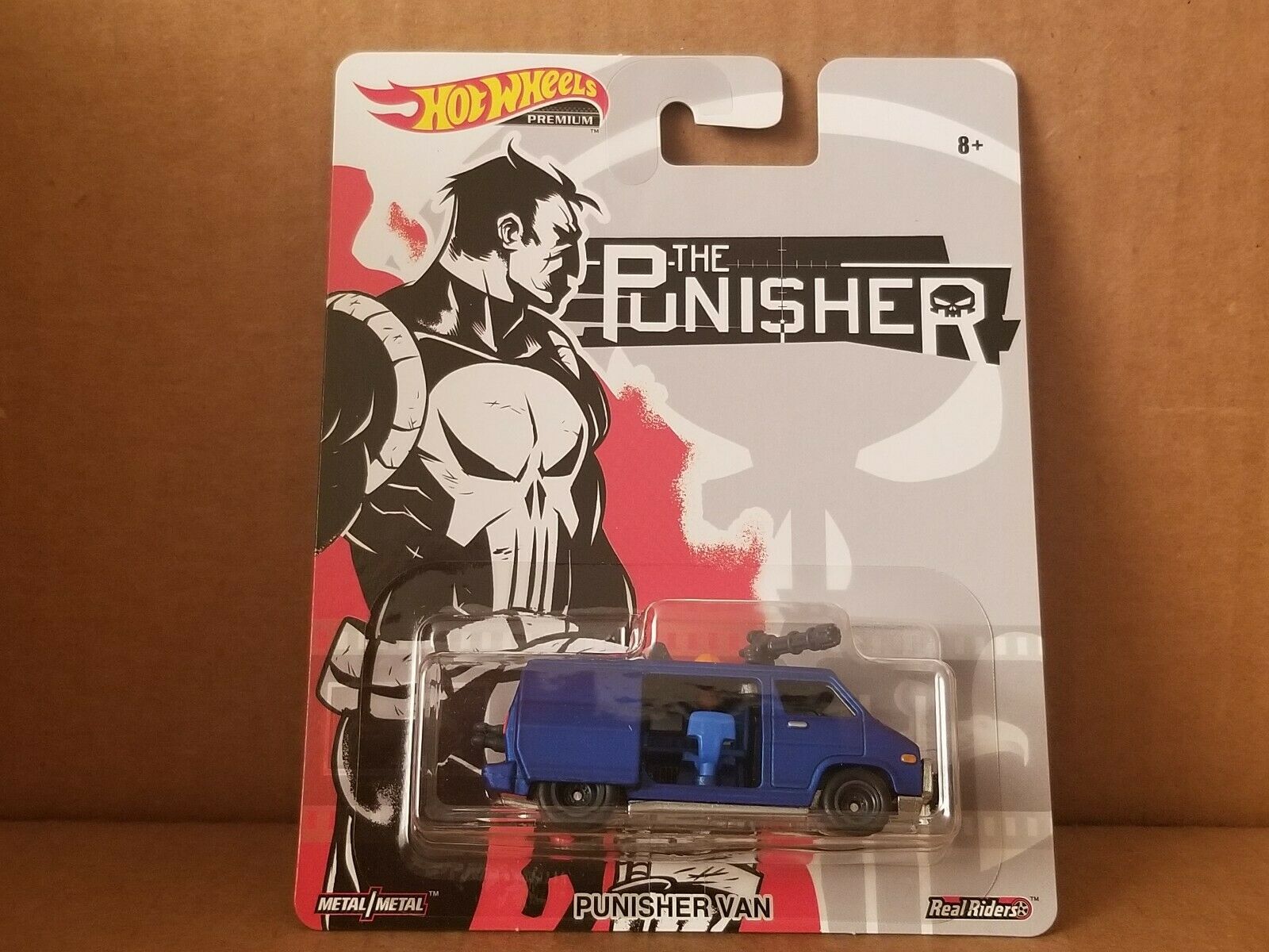 Hot Wheels Premium The Punisher Van - Blue