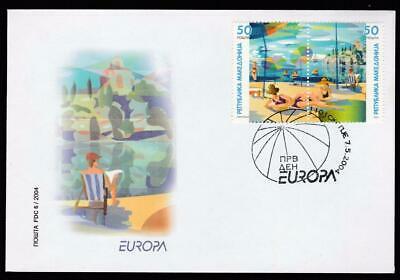Macedonia Makedonija Europa Cept 2004 First Day Cover