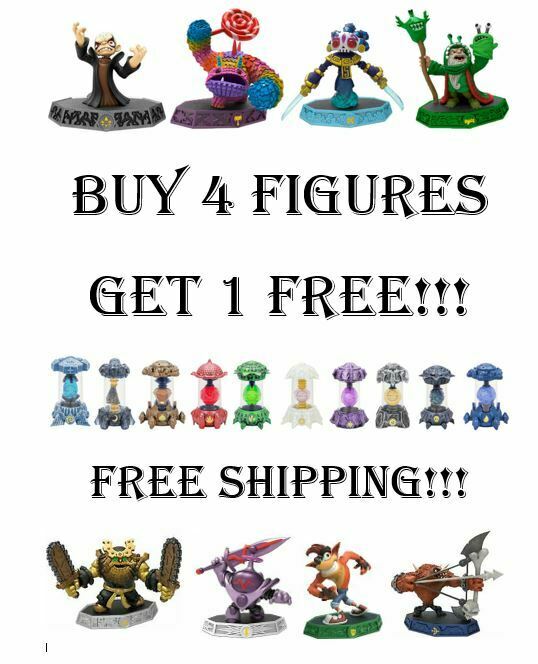 Skylanders Imaginators Figures And Reset Crystals - Buy 4 Get 1 Free