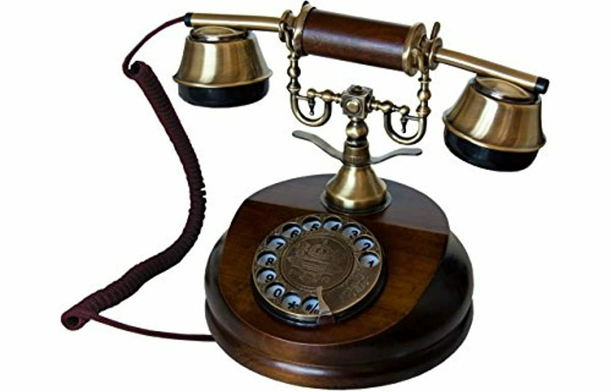 Functional Old School Telephone For Usa Home Office Boho Cozy Classic Decor New