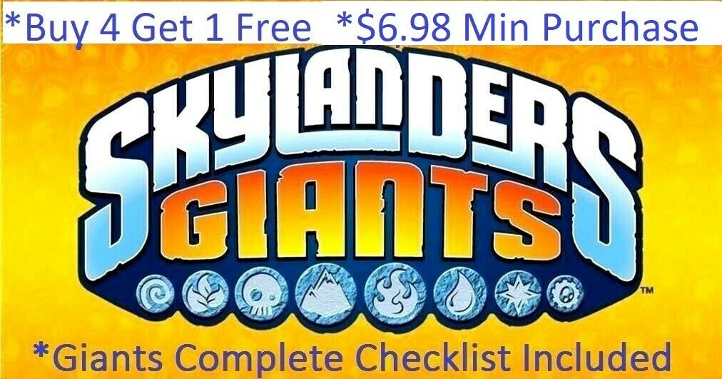 * Skylanders Giants Complete Ur Set W Checklist *buy 4 = 1free*$6.98 Minimum👾
