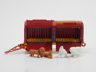 Used Corgi 1123 Animal Cage Wagon With Lions And Polar Bears
