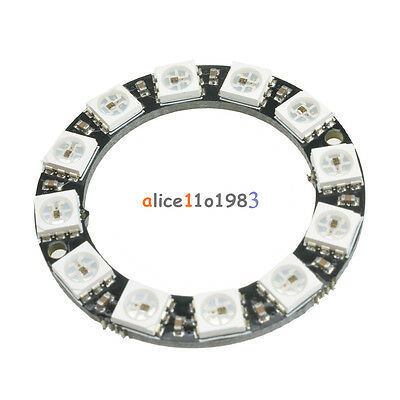 Rgb Led Ring 12 Bit Ws2812 5050 Rgb Led + Integrated Driver Module For Arduino