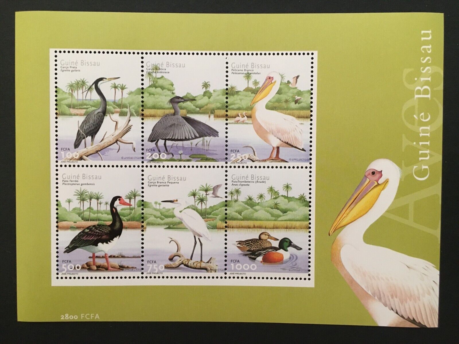 Guinea Bissau 2002 - Birds Mini Sheet Mnh