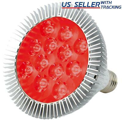 Abi 12w Deep Red 660nm Led Bloom Booster Grow Light Bulb For Plant Bud Flowering